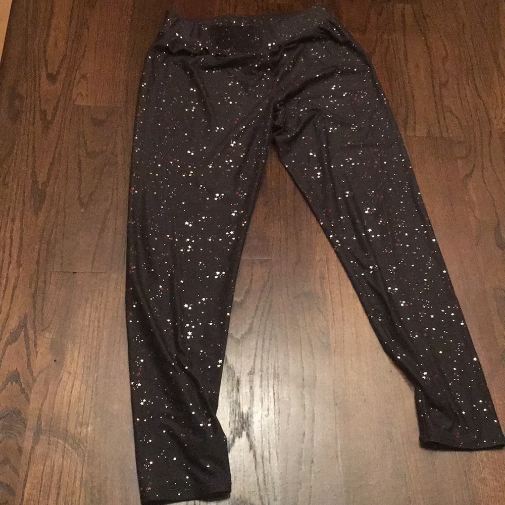 Glittery star print  leggings